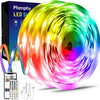 Ruban LED 20m 5050 RGB avec Télécommande synchronisation musicale pour chambre (10mx2)
