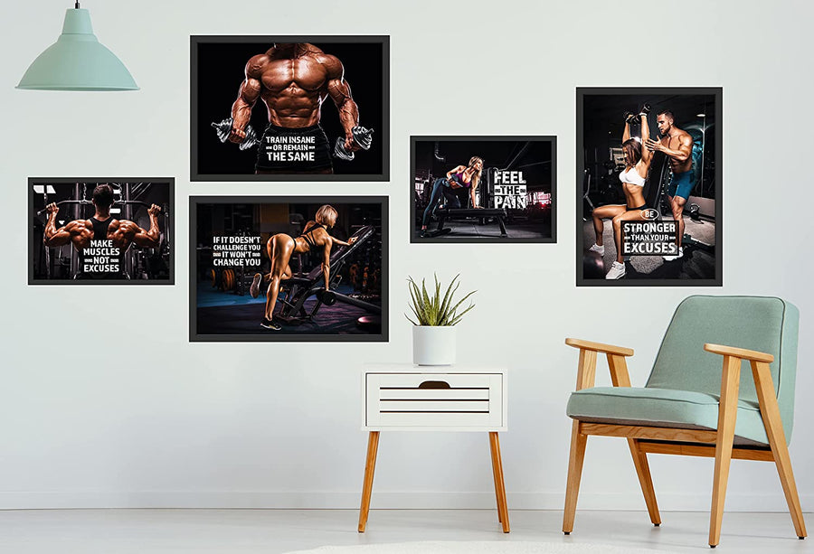 Ensemble d'affiches d'ambiance Football  8 collages de peintures murales enfant