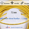 Câble à Fibre Optique LC/APC à LC/APC Monomode Simplex, 9/125 μm Jarretière Optique LSZH (50M)