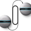 Bluetooth Conference Speakerphone SP300KIT 2pk Bundle, jusqu'à 16 participants, 18H d'appel, 360° Voice Pick-up 2x6 AI Echo & Noise Cancelling Microphones