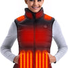 Gilet chauffant pour femme, taille M, avec batterie de 16 000 mAh