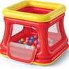 Maison gonflable 3 en 1 pour tout-petits de 1 à 3 ans, piscine à balles et trampoline, maison gonflable avec filet de sécurité, intérieur et extérieur, aire de jeux pour bébé