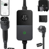 Chargeur Voiture 3.7kW Electrique avec App, 6m Recharge Type 2 6-16A | Chargeur EV Réglable avec Programmation App & écran LCD, Câble 7,5m au total, Compatible Véhicules Type 2 EV&PHEV