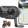 Mini Dashcam pour Moto, 1080P Caméra IP66 Avant étanche sans écran, Grand Angle 110°, Vision Nocturne, Application WiFi, Enregistrement en Boucle
