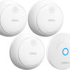 Détecteur de Fumée WiFi Intelligent EN14604, Batterie 5 Ans, Sirène 85 DB, Alarme Incendie Synchronisée Via Hub Zigbee (sans WiFi), Commande Via App, Alertes à Distance, Lot de 3 (Hub Inclus)