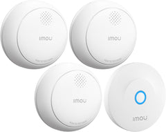 Détecteur de Fumée WiFi Intelligent EN14604, Batterie 5 Ans, Sirène 85 DB, Alarme Incendie Synchronisée Via Hub Zigbee (sans WiFi), Commande Via App, Alertes à Distance, Lot de 3 (Hub Inclus)