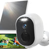Camera 2K Exterieur WiFi sans Fil Solaire sur Vision Nocturne Couleur | 5G/2.4GHz, Détection Humaine AI, Détection de Mouvement, Audio Bidirectionnel, SD/Cloud, Sirène, IP65