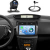 Autoradio 4+64G pour Citroën C4 (2004-2010), Android 15 stéréo de Voiture avec écran Tactile in-Cell 9 Pouces 720 * 1280P, Compatible CarPlay et Android Auto, FM, Bluetooth, WiFi