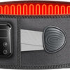 Ceinture chauffante pour le dos, coussin chauffant, masseur sans fil avec 5 modes de massage et 5 niveaux de chaleur, batterie 2000 mAh, arrêt automatique, pour soulager les maux de dos