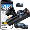 VANTRUE N4 Pro S Dashcam Voiture 3 Canaux 4K+1080P+1440P Avant Int Arrière STARVIS2, HDR, Vue 360°, Vision nocturne IR, WiFi 5GHz GPS, Mode Parking 24h, Commande vocale FR, Carte MAX 1To, N4PSRC18