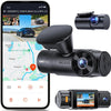 VANTRUE N4S Dashcam Voiture 3 Canaux 2.7K+2.5K+2.5K Avant Intérieur Arrière STARVIS 2, HDR, Vision Nocturne IR, WiFi 5GHz, GPS, Commande Vocale Français, Pré-enregistrement 15s, Compatible 1To, N4SRC18