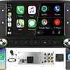 Fiat Panda 2003-2012 Autoradio 1 DIN CarPlay sans Fil Android Auto DSP RDS | Système Linux,démarrage rapide 2s,Plug&Play,Bluetooth,CANBUS,commandes volant,écran tactile IPS,caméra de recul compatible