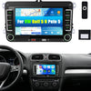 VW Golf 5 CarPlay Autoradio pour VW Golf 6 Polo avec Android Auto, 7'' IPS Ecran Tactile 2 Din Poste Radio Voiture pour Golf 5 avec Bluetooth AM/FM/RDS Mirror Link Deux Ports USB SWC + Canbus