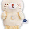 VTech - LumiZen Beige - Petite Peluche Phoque, Doudou Veilleuse Musicale Bébé - Veilleuse Nomade Enfant, Peluche Apaisante et Lumineuse - Cadeau Bébé Naissance et Cadeau Enfant - Contenu en Français