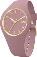 Ice-Watch - ICE glam brushed Fall rose - Montre rose pour femme avec bracelet en silicone