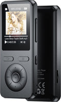 Lecteur MP3 64Go avec Bluetooth 5.3, Haut-Parleur intégré, Bouton Physique lecteur de musique portable, qualité sonore HiFi, fonction d'enregistrement radio FM,Carte mémoire extensible jusqu'à 128 Go