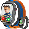 Montre Connectée Enfant GPS 4G, Montre Intelligente Pour Enfants Fille Garçon avec Appels/Vidéo/Voix Chat, SOS, WiFi, Mode École, Réveil, Podomètre, Jeux, Montre Telephone Enfant