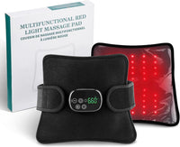 Ceinture de lampe à lumière rouge, luminothérapie infrarouge proche pour le corps, ceinture infrarouge LED 660 nm 850 nm, appareil de lumière infrarouge portable, 3 niveaux de luminosité
