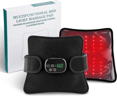 Ceinture de lampe à lumière rouge, luminothérapie infrarouge proche pour le corps, ceinture infrarouge LED 660 nm 850 nm, appareil de lumière infrarouge portable, 3 niveaux de luminosité