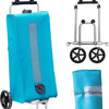 Porte-Eau Douce avec Chariot 40L – Réservoir d'eau Peu encombrant pour caravanes et Camping-Cars sans BPA – Compatible avec Flexipipes
