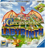 Ravensburger - Labyrinthe Carcassonne - Jeux Famille à partir de 8 Ans La rencontre de deux Grand Classique des Jeux de société - 2 à 4 joueurs - Version française