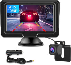 Caméra de Recul 1080P Voiture avec Écran LCD 4,3