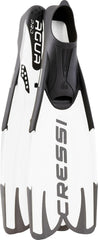 CRESSI Depuis 1946 - Agua Pro Fins - Palme Chaussante Idéales pour la Plongée Snorkeling Apnée Natation en Eau Libre grâce à Leur Construction Robuste et Fiable Taille 42/43