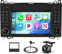 Autoradio pour Mercedes-Benz Classe A W169/Classe W245 B200/Viano Vito W639/Sprinter W906, Android 13.0 2GB+64GB Ecran Tactile 7