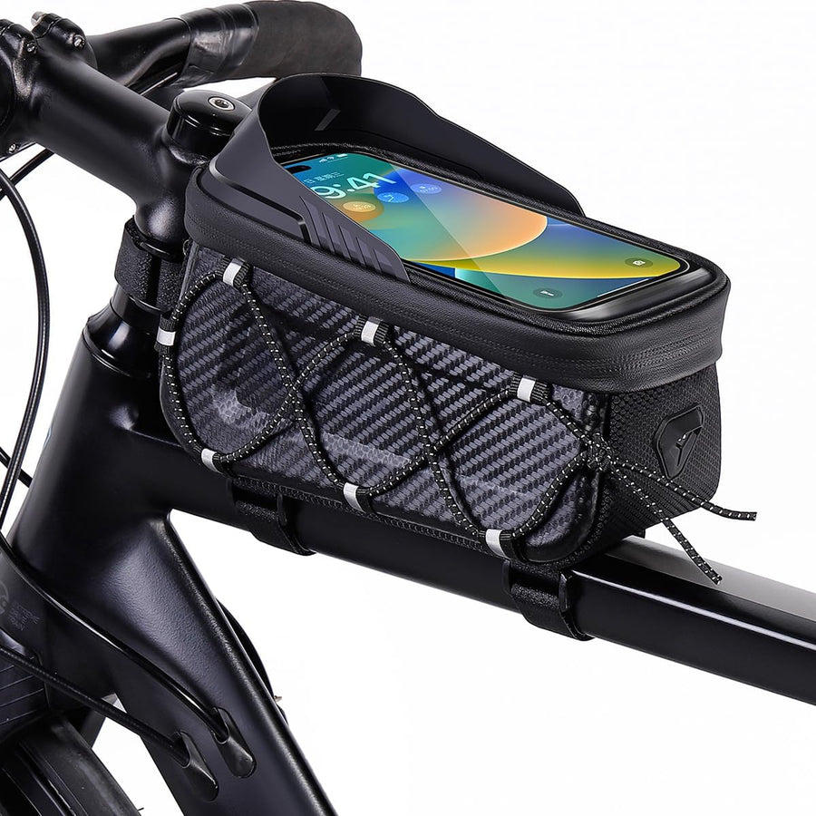 Sacoche de cadre de vélo pour cadre de vélo - Environ 1 l - 23 x 11 x 13,6 cm
