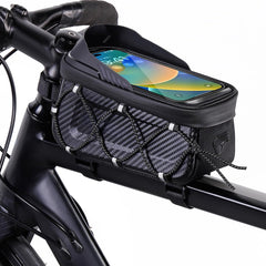 Sacoche de cadre de vélo pour cadre de vélo - Environ 1 l - 23 x 11 x 13,6 cm