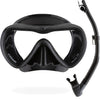 CRESSI Depuis 1946-A1 Anti Fog+Epsilon SPE Dry Kit Randonnée Aquatique Noir/Or