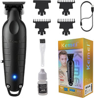 Tondeuse à Cheveux/Barbe Professionnelle pour Hommes | Tondeuse à Zéro Écart avec Lame en T, Sans Fil et Rechargeable