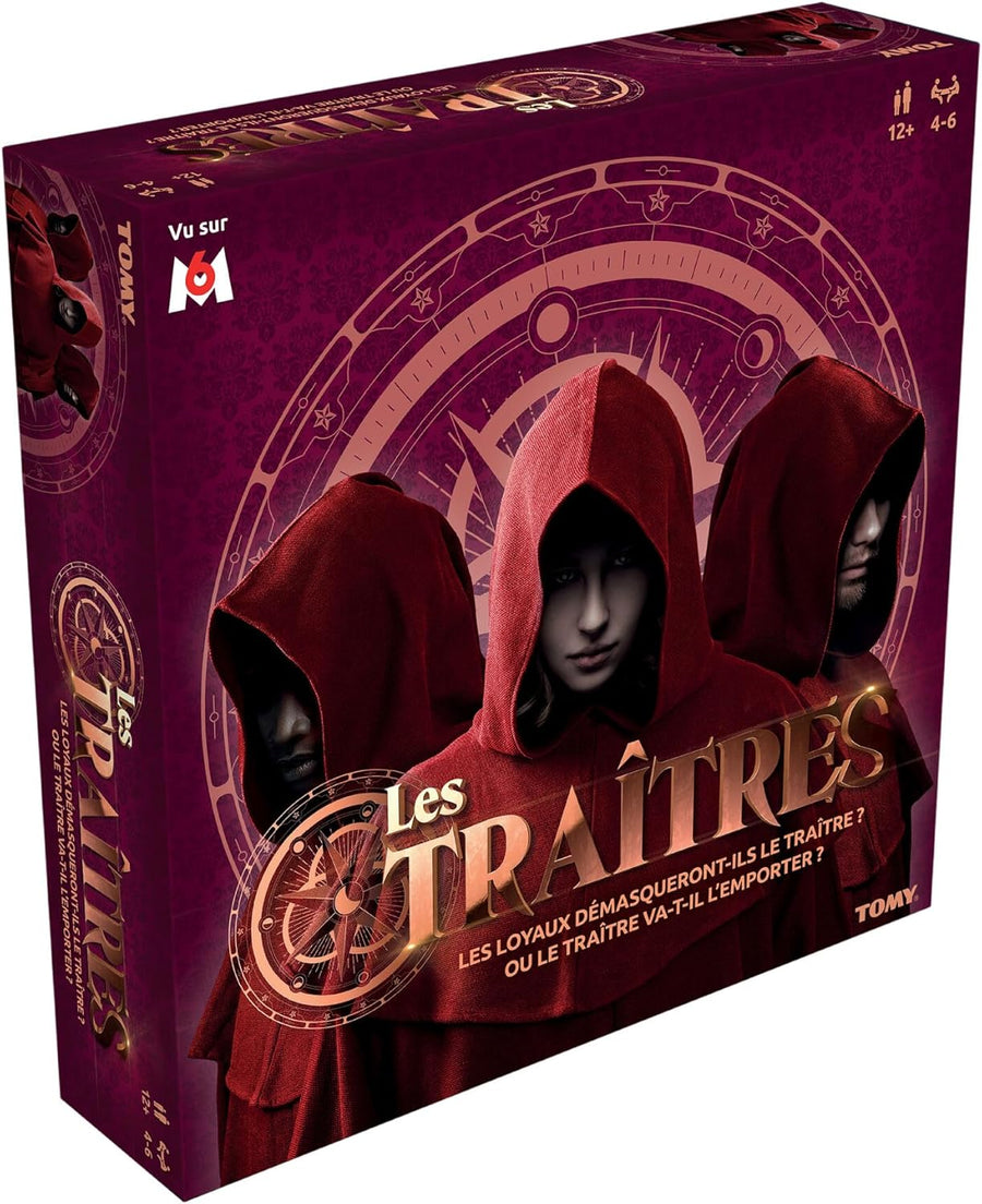 Les Traîtres Jeu de Société, Jeu de Déduction Sociale et Stratégie Inspiré de l'émission TV, Jeu de Bluff et Trahison avec Missions et Rôles Cachés, Soirée Jeux, 4 à 6 Joueurs, Dès 12 Ans