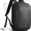 Sac à Dos Ordinateur Portable 15,6 Pouces Imperméable Sac à Dos Business | Fermeture Verrouillable Antivol Léger Sac à Dos Travail avec Double Port USB-A & USB-C pour Affaires Voyage et Université 25L