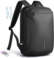 Sac à Dos Ordinateur Portable 15,6 Pouces Imperméable Sac à Dos Business | Fermeture Verrouillable Antivol Léger Sac à Dos Travail avec Double Port USB-A & USB-C pour Affaires Voyage et Université 25L