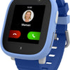 XPLORA Kidzi Play Montre connectée Enfants (avec SIM) 4G - GPS, SOS, Appels Appels, Messages, localisation GPS, Appareil Photo, podomètre, Mode école, SOS - incluant 3 Mois d'abonnement Gratuit BLEU