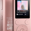 Lecteur MP3 32Go Bluetooth 5.3 - Baladeur Portable 37g avec Boutons Physiques, Haut-Parleur, Radio FM, Enregistreur Vocal, Extension 128 Go Max, Idéal pour Sport, Voyage, Enfants (Écouteurs Inclus)