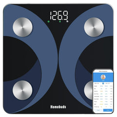 Balance Pese Personne, Précision 0,05kg Notre Professionnelle Balance Fabricant Depuis 2001, Bluetooth Pese Personnes APP Sync 13 IMC Balance Masse Graisseuse et Musculaire, 182kg, Bleu