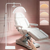 Lampe Demi Lune Extension De Cils: Luminosité réglable Lampe Demi Lune - Avec support pour téléphone - TêTe De Lampe Rotative à 360° - Utilisé Pour Les Extensions De Cils, Les Tatouages -Blanc