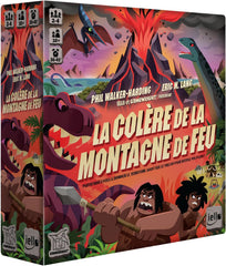 La Colère de la Montagne de Feu – Version Française – Jeu de Stratégie, Dés & Majorité avec Dinosaures et Plateau Modulable, 2 à 4 Joueurs, 30 à 45 Min, Dès 10 Ans
