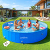 Piscine Tubulaire Ronde, Piscine Hors Sol, Piscine Metal Frame Épaissi, Facile à Ranger Piscine Pliable pour Enfants et Adultes, Piscine Frame Tubulaire Robuste pour Jardin, 228 x 228 x 50 cm
