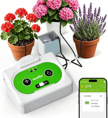 Arrosage Automatique Interieur WiFi, Contrôle à Distance via APP, Arroseur Automatique pour Plantes d’Intérieur, Arrosage Goutte à Goutte avec Batterie Rechargeable, Jusqu’à 15 Plantes