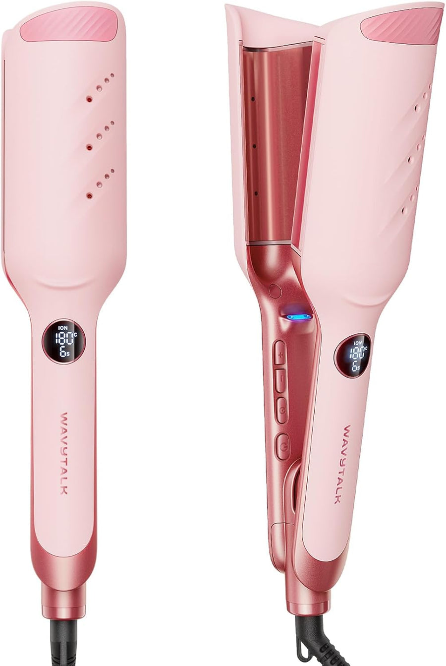 Power Wave Boucleur à Cheveux, Fer à Onduler pour Grandes Ondulations, Avec Protection Ionique & Ventilation pour Moins de Dommages Thermiques, Boucleur Facile à Utiliser