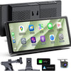 Écran CarPlay sans Fil 10,26" pour Voiture, CarPlay & Android Auto Compatible Avec les Commandes au Volant, Mirror Link et AirPlay,Bluetooth, l'Égaliseur, la Commande Vocale,l'Entrée AUX/FM