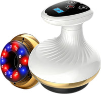 Masseur Anti Cellulite Electrique, Appareil de Massage 4-en-1 Contre la Cellulite avec 9 niveaux et 9 niveaux de chauffage, Appareil de Massage Gua Sha Électrique pour Détendre Muscles