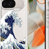 Coque pour Google Pixel 9 & 9 Pro - Housse Fine Transparente Antichoc en TPU + PC [Protection Contre Les Chutes de 2 m/Anti-Pelage] - Art de Collage Vintage