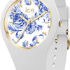 Ice-Watch - ICE blue White porcelain - Montre blanche pour femme avec bracelet en silicone