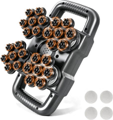 Pistolet de Massage à 28 têtes Portable, 6 Modes et 20 Vitesses, Pistolet de Massage Musculaire Rechargeable, Appareil de Massage pour Cervicales Pieds dos Jambe, Détendre les Muscles