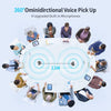 Bluetooth Conference Speakerphone SP300KIT 2pk Bundle, jusqu'à 16 participants, 18H d'appel, 360° Voice Pick-up 2x6 AI Echo & Noise Cancelling Microphones