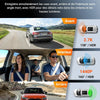 VANTRUE N4S Dashcam Voiture 3 Canaux 2.7K+2.5K+2.5K Avant Intérieur Arrière STARVIS 2, HDR, Vision Nocturne IR, WiFi 5GHz, GPS, Commande Vocale Français, Pré-enregistrement 15s, Compatible 1To, N4SRC18
